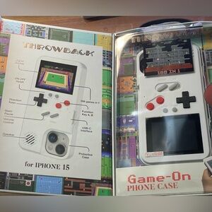 White Game-On Phone Case for iPhone 15